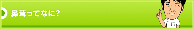鼻茸ってなに?